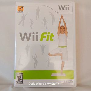 Nintendo Wii Fit Video - Work Out with Instruction Booklet - Game & Booklet ONLY